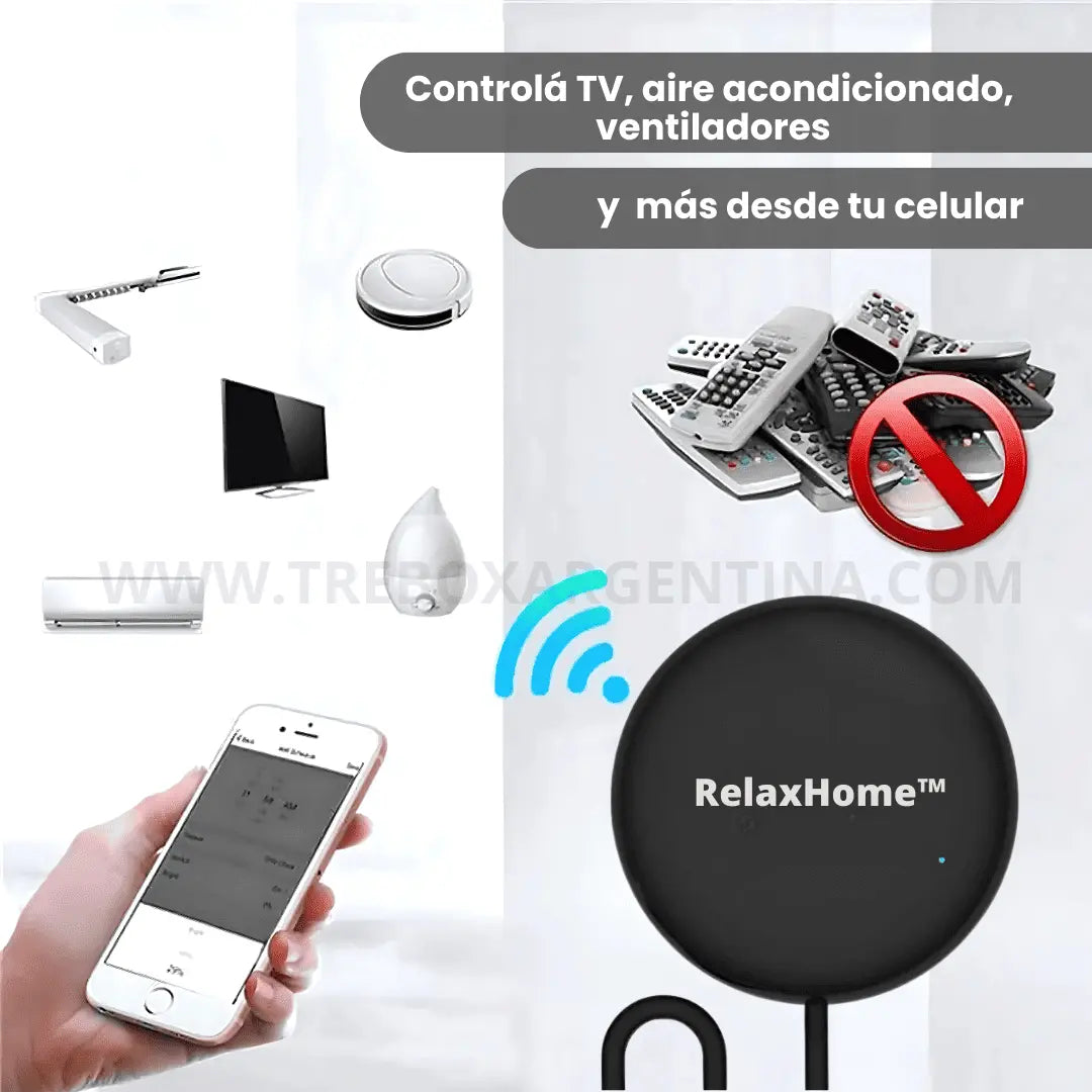 ¡40% OFF! 🎉 - Control Remoto Universal: RelaxHome™  –  ¡Tené el control absoluto de tu casa desde tu celular!