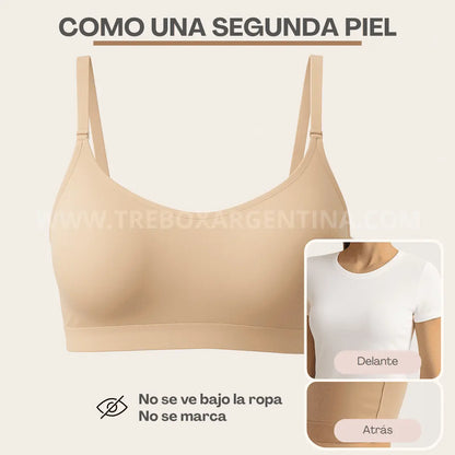 ESPECIAL PACK X3🎁 |  SoftBra™: Corpiño Segunda piel con taza interna, broche y efecto invisible