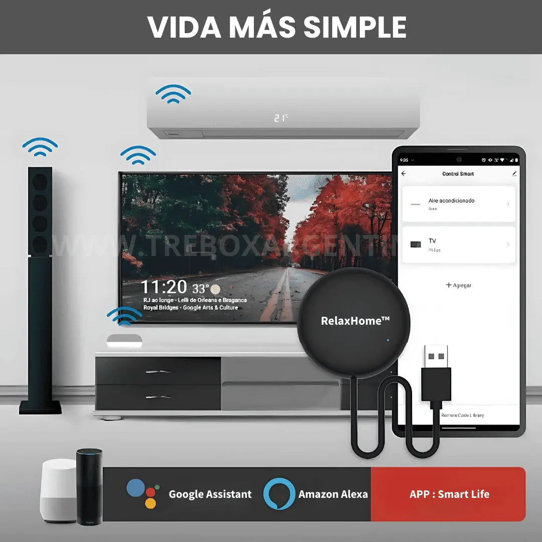 ¡40% OFF! 🎉 - Control Remoto Universal: RelaxHome™  –  ¡Tené el control absoluto de tu casa desde tu celular!