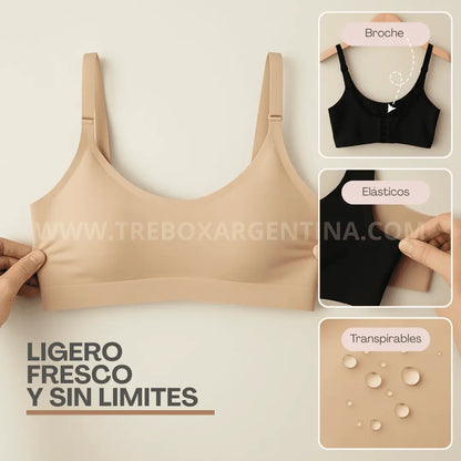 ESPECIAL PACK X3🎁 |  SoftBra™: Corpiño Segunda piel con taza interna, broche y efecto invisible