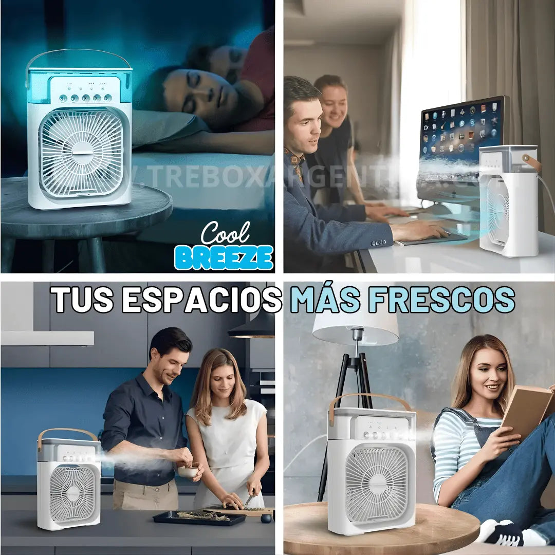☀️ OFERTA VERANO | CoolBreeze Mini Ventilador Portátil: Aire frío donde quieras ¡Que el verano no te derrita!❄️