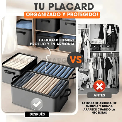 OFERTA 3X1 🎉 | PlacarBox Organizador de Ropa: Tu ropa siempre protegida y como nueva