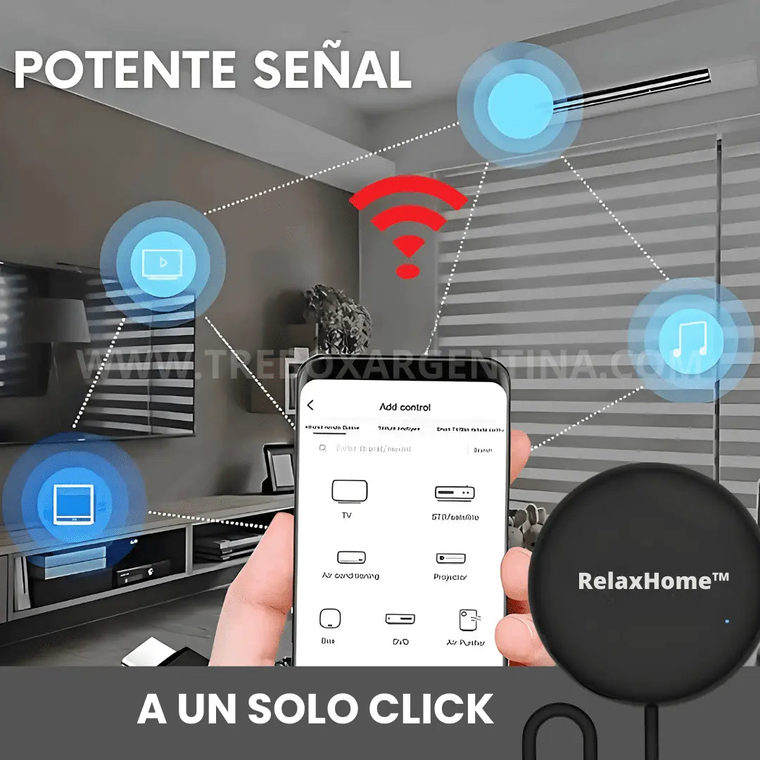 ¡40% OFF! 🎉 - Control Remoto Universal: RelaxHome™  –  ¡Tené el control absoluto de tu casa desde tu celular!