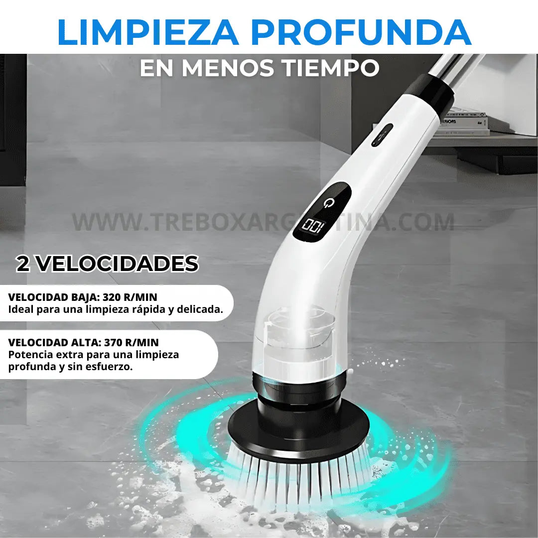 [50% OFF🎁] | SpeedClean Cepillo de Limpieza Eléctrico Recargable 8 en 1: Tu casa impecable en minutos y sin esfuerzo.
