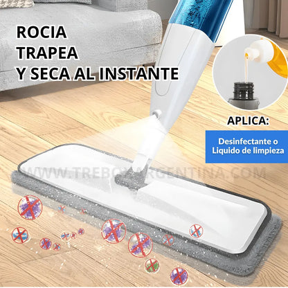 40% OFF 🎁 MopSpray 2 EN 1 Trapeador + Rociador: Limpiá en una pasada, olvidate del trapo y el balde.