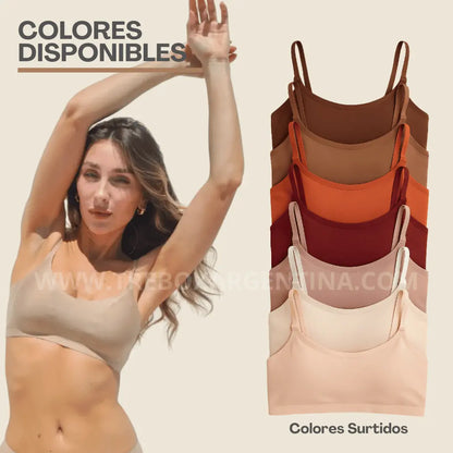 ESPECIAL PACK X3🎁 |  SoftBra™: Corpiño Segunda piel con taza interna, broche y efecto invisible