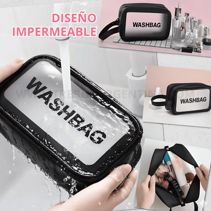 COMBO BEAUTY💄 | Limpiador Eléctrico de Brochas BrushClean  + Neceser WashBag: Cuidá tus brochas y llevá tu make-up con estilo donde quieras.