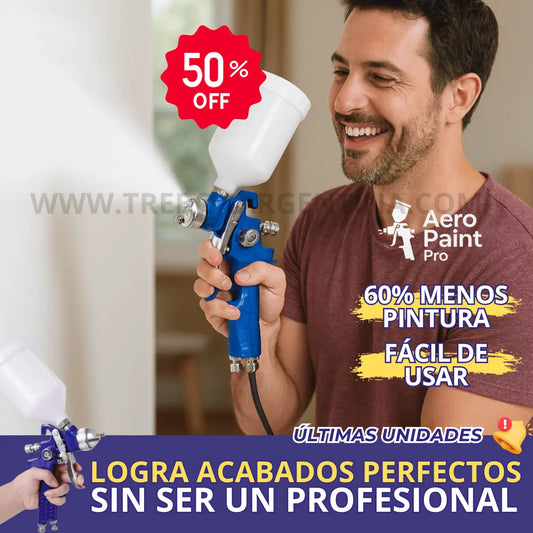 50% OFF HASTA HOY🎁 | Pistola de Pintura AeroPaint Pro:  El experto en pintura ahora sos vos
