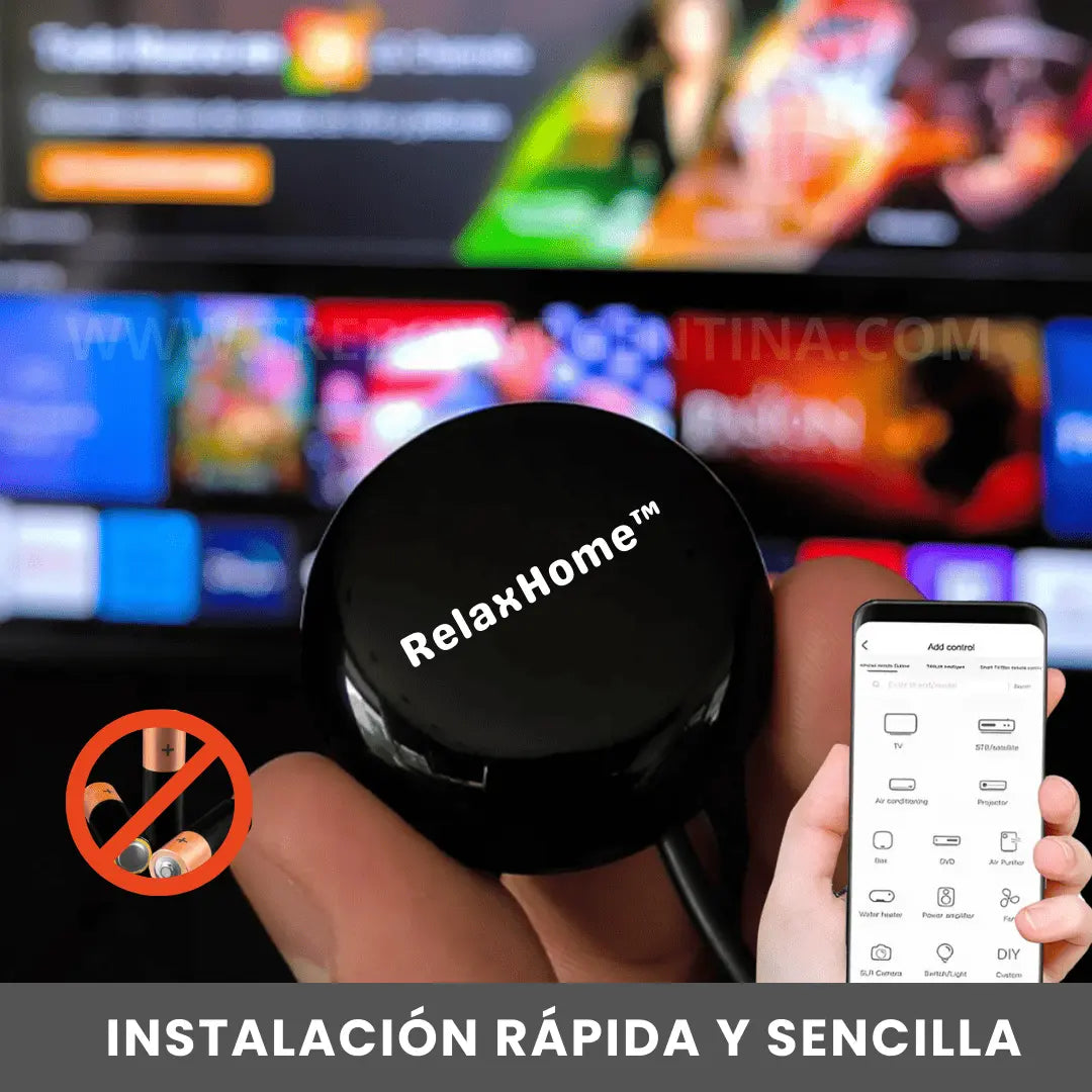 ¡40% OFF! 🎉 - Control Remoto Universal: RelaxHome™  –  ¡Tené el control absoluto de tu casa desde tu celular!