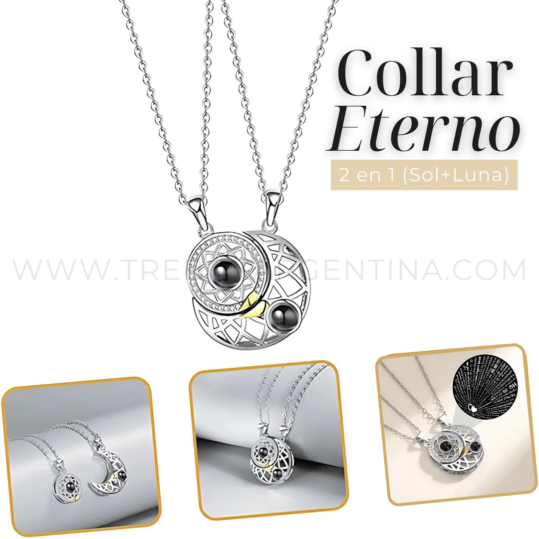 Collar Eterno® | Un "Te Amo" en 100 idiomas (2 en 1)