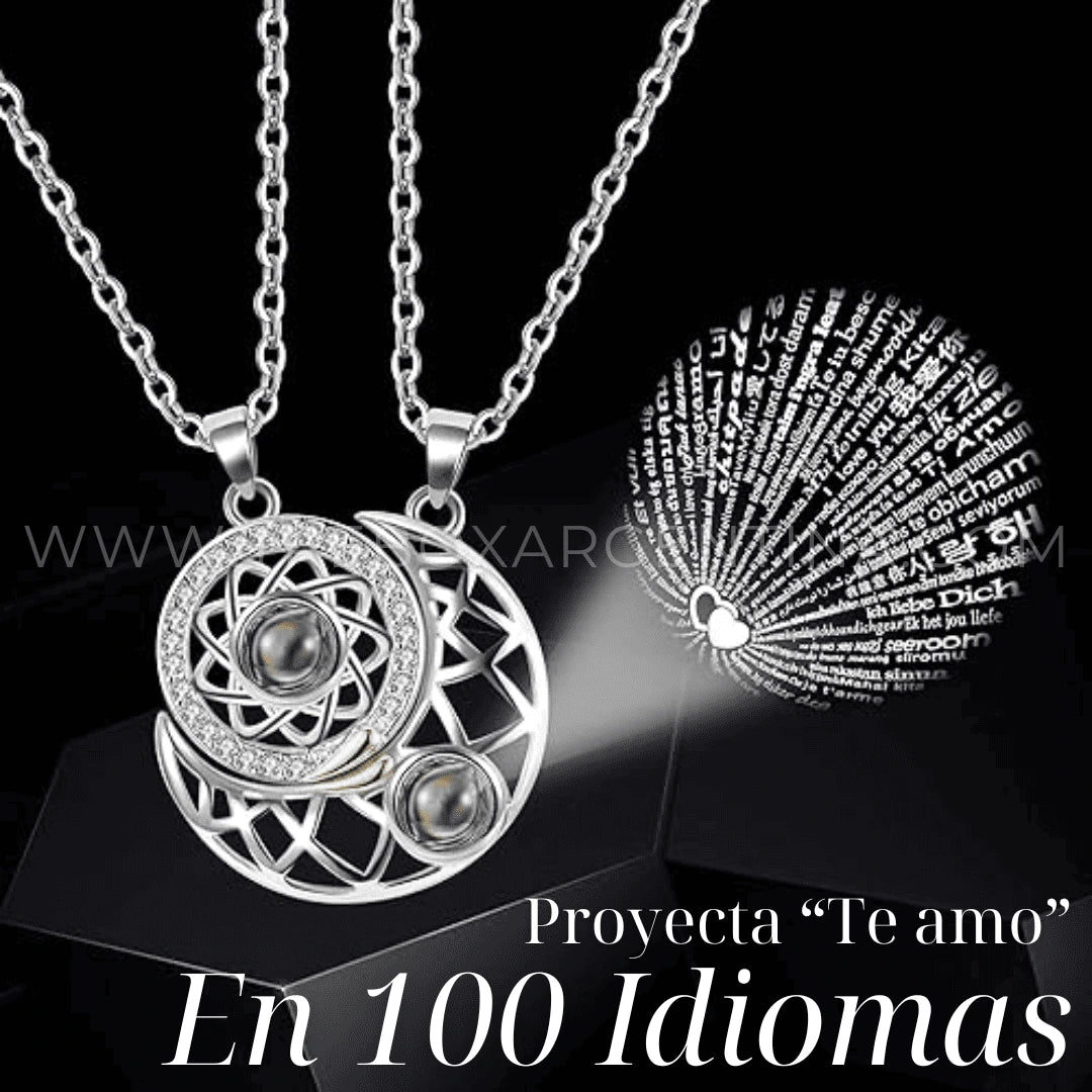 Collar Eterno® | Un "Te Amo" en 100 idiomas (2 en 1)