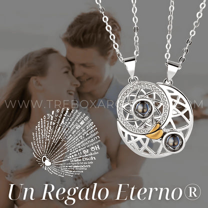 Collar Eterno® | Un "Te Amo" en 100 idiomas (2 en 1)