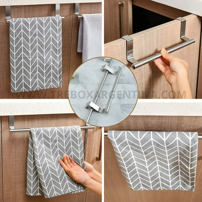 COMBO 2X1 🎁 | DoorClip Colgador de trapos para Cocina: Más orden en tu cocina sin agujerear tus muebles