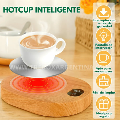 50% OFF🎁 | HotCup Calentador de Bebidas Portatil: Tu bebida a la temperatura ideal, de principio a fin!