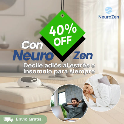 🎉 40% OFF | Dispositivo Neuronal Portátil NeuroZen: Adiós al estrés e insomnio para siempre 😴🧘‍♂️