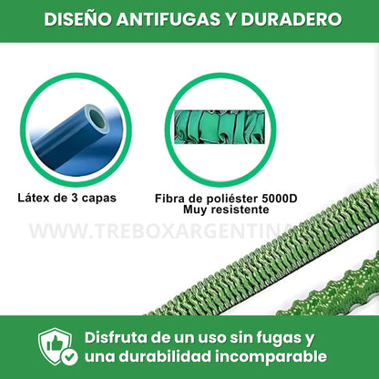 40% OFF 🎁 | HydroSmart Manguera mágica expandible : Potencia profesional y largo expansible para llegar a todos lados.