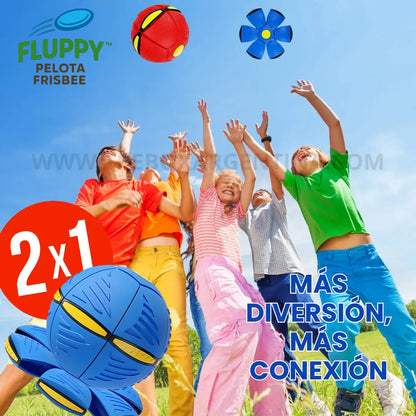 OFERTA 2x1 | Fluppy™ Pelota Frisbee Mágica: Un solo juguete, infinitas maneras de divertirse