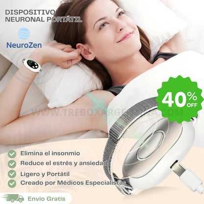 🎉 40% OFF | Dispositivo Neuronal Portátil NeuroZen: Adiós al estrés e insomnio para siempre 😴🧘‍♂️