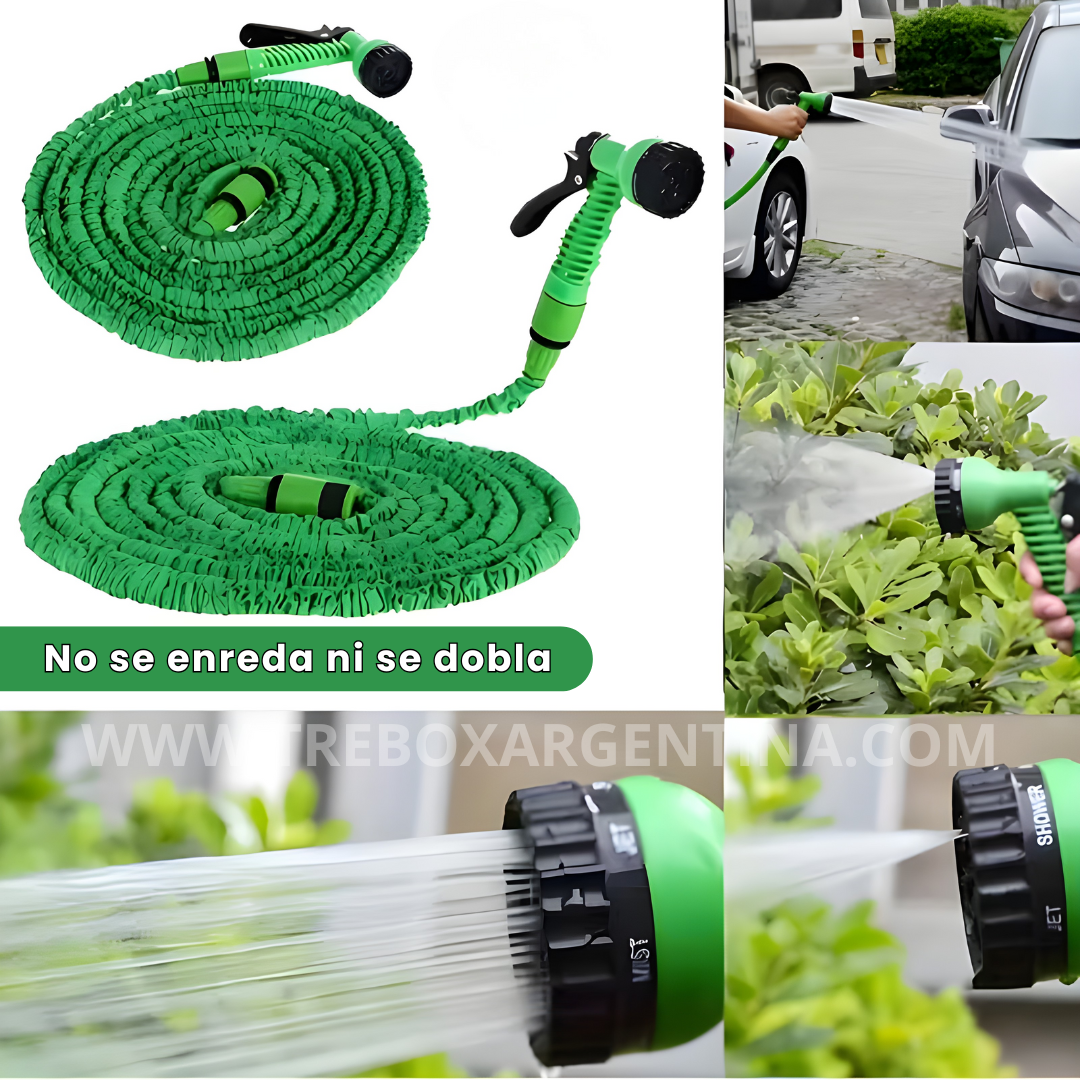 40% OFF 🎁 | HydroSmart Manguera mágica expandible : Potencia profesional y largo expansible para llegar a todos lados.