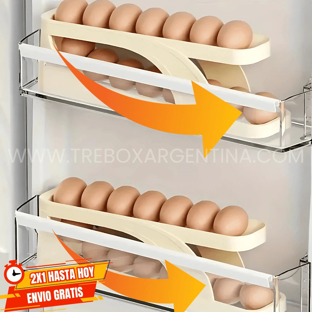 EggBox® | Organizador de Huevos 2 Niveles - 2x1 ¡Llevate 2, pagá 1 + Envío GRATIS!