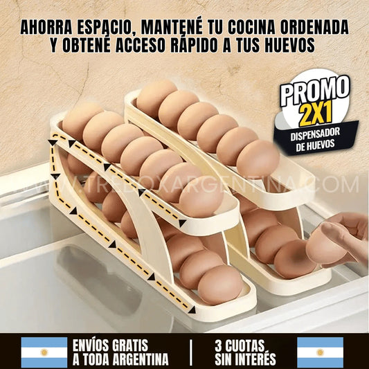EggBox® | Organizador de Huevos 2 Niveles - 2x1 ¡Llevate 2, pagá 1 + Envío GRATIS!