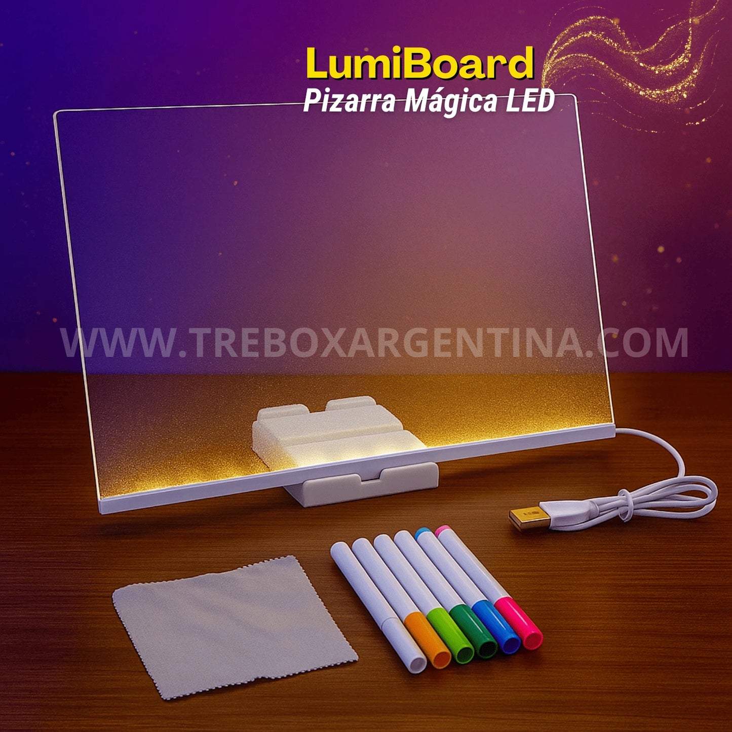 OFERTA NAVIDEÑA🎁 | LumiBoard Pizarra Mágica LED: Dibujá, aprendé y jugá sin límites ✨