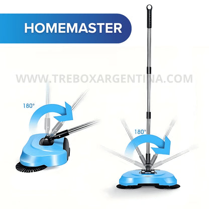 40% OFF 🎁 HomeMaster: Escoba Semiautomática 3 EN 1 | En dos patadas barrés y tu casa queda impecable.
